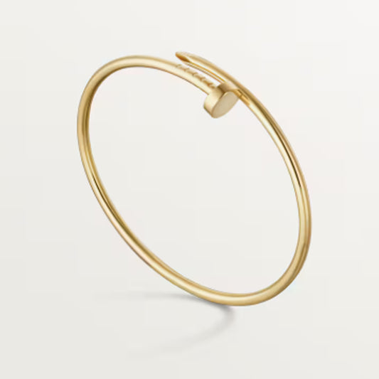 กำไลตะปูสีทอง Y019