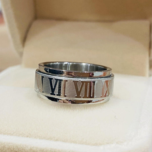 แหวนอักษรโรมันแบบยกขอบ Y003