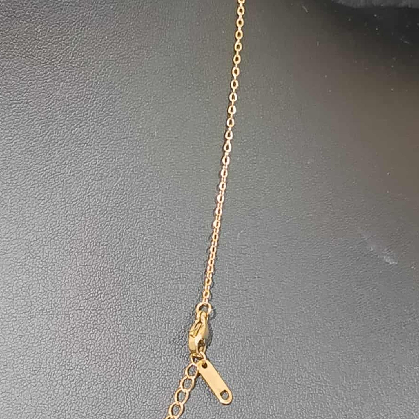 สร้อยคอลายโซ่กลมปรับระดับได้ Y067