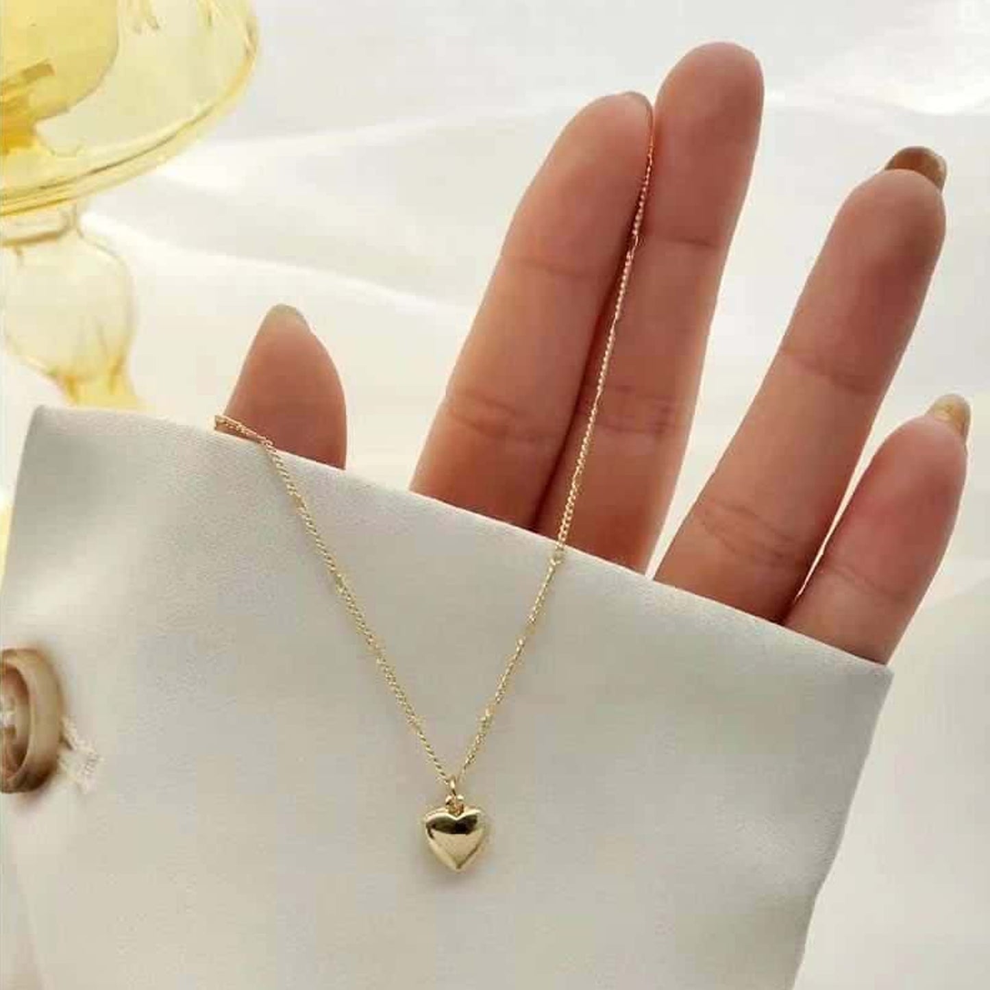 สร้อยคอพร้อมจี้รูปหัวใจ Y057